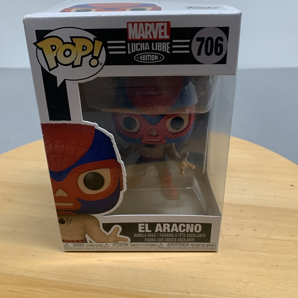 Funko Pop! Vinyl: El Aracno #706 Marvel Lucha Libre Edition Collectible Figure